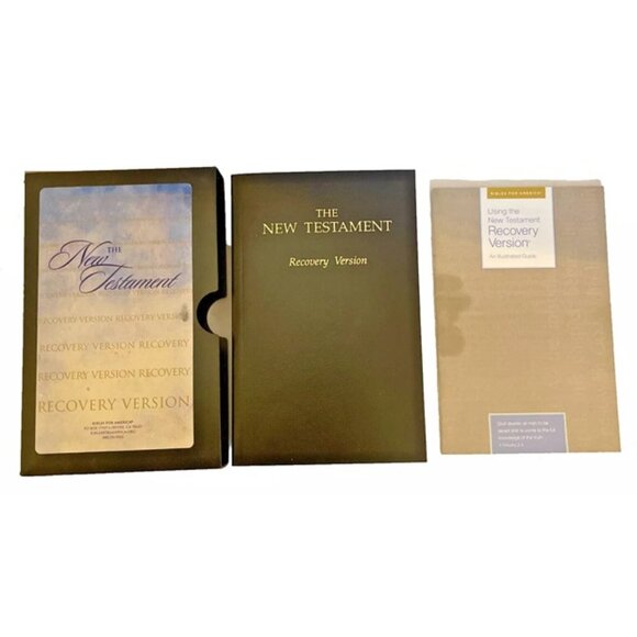 The New Testament Recovery Version Study Bible - Slipcase and Insert 1991 Excell - Picture 1 of 13